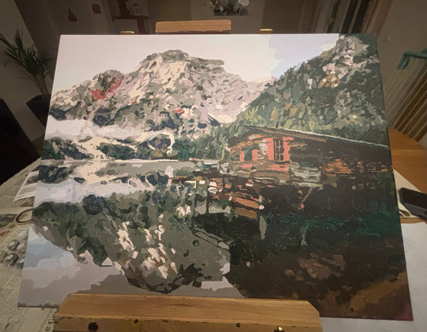 Customer photo review of Malen nach Zahlen - Pragser Wildsee in Dolomiten-Italien (Südtirol)