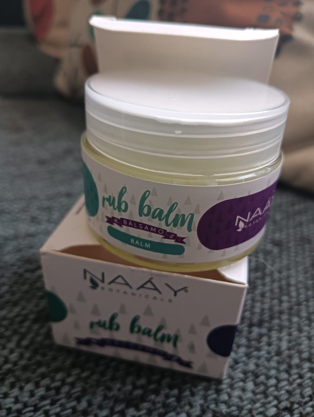 Customer photo review of Bálsamo respira y descansa