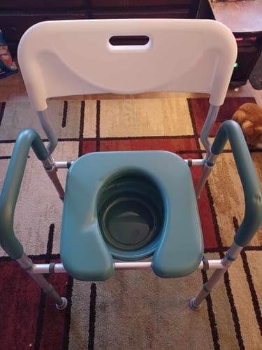 Customer photo review of Raised Toilet Seat (400lb)