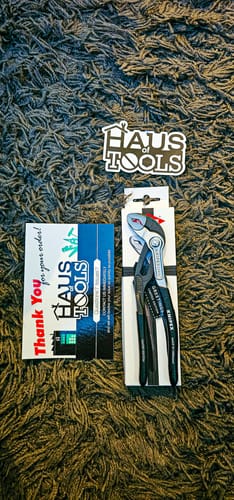 Customer photo review of Knipex 87 99 180 S01 2024 Holiday BiColor Cobra Water Pump Pliers