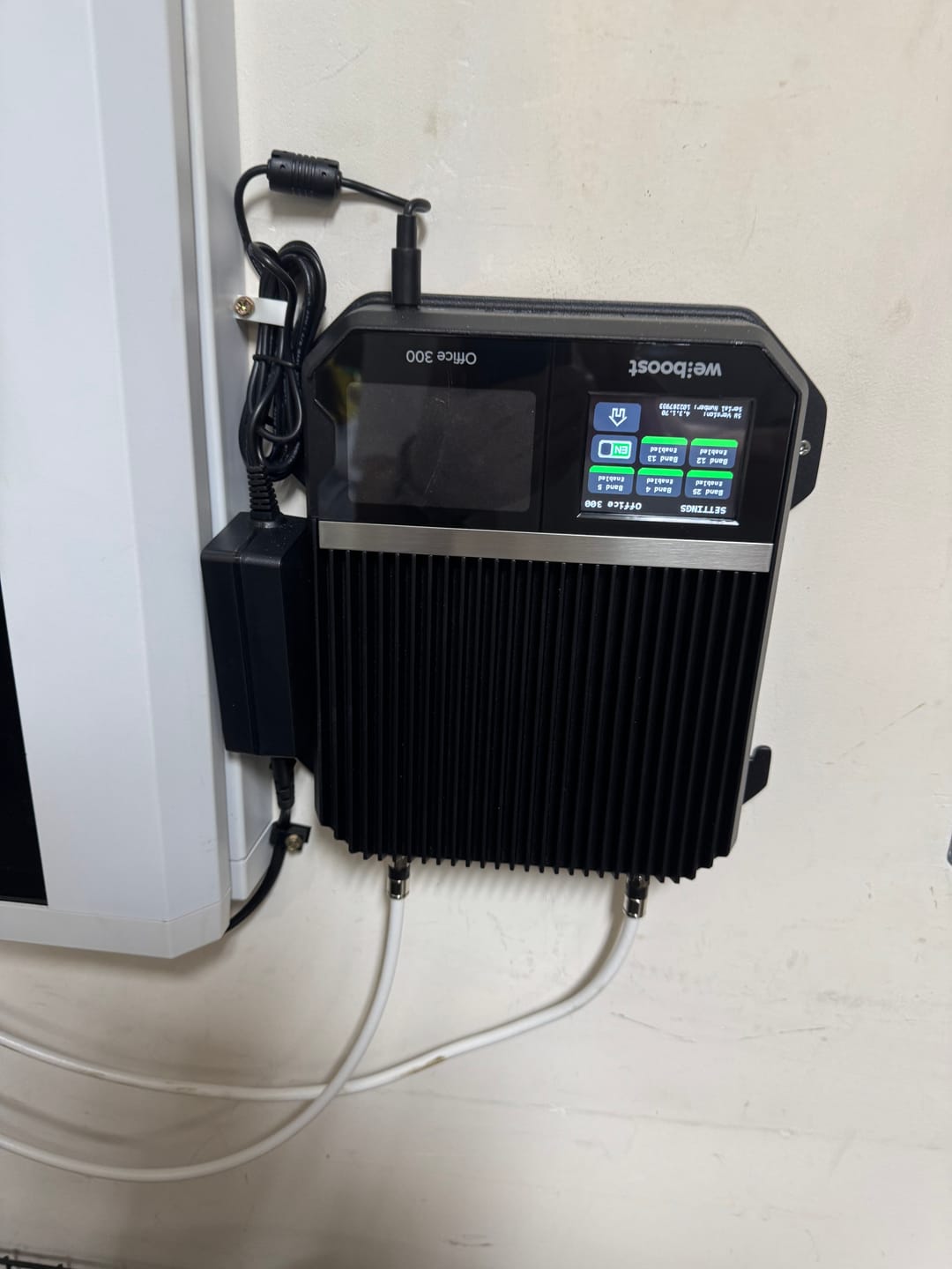 Customer photo review of weBoost Installed Office 300 - Includes Professional Installation  | 479047