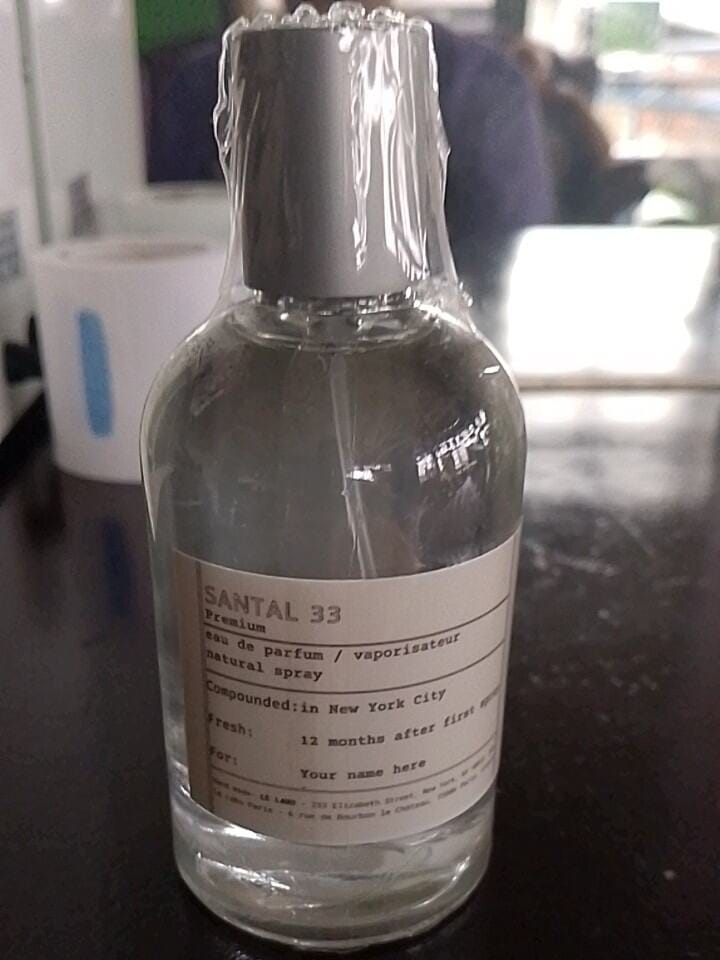 Customer photo review of Santal 33 Unisex Perfume