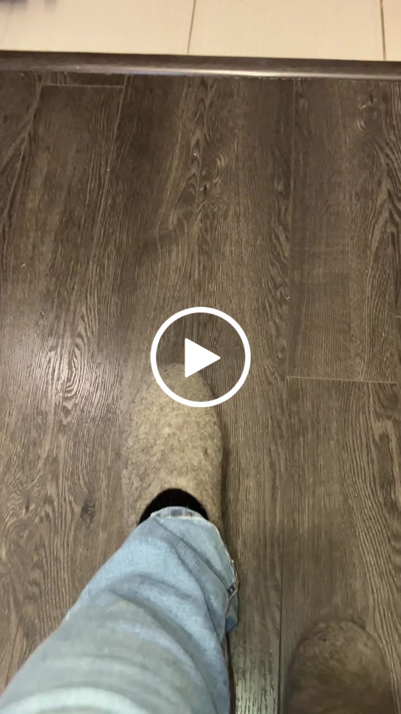 Customer video review of Unisex Natural Felt Slip-On Slippers