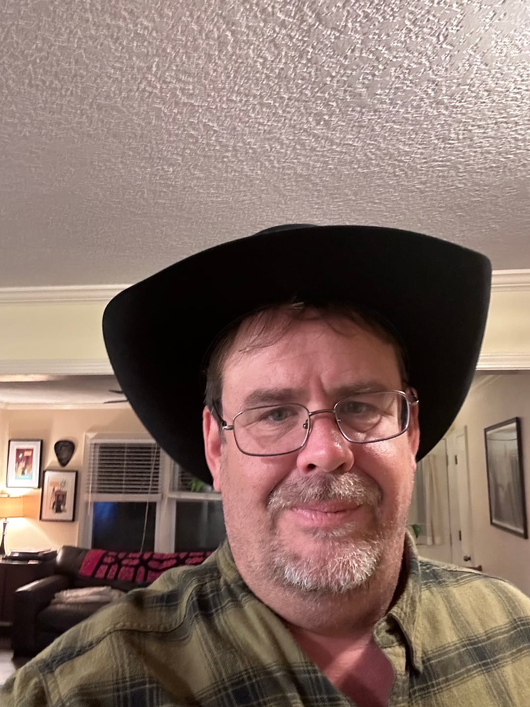 Customer photo review of The Lash Stetson Hat - Made Exclusively for Waylon Jennings