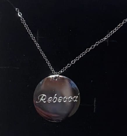 Customer photo review of Coin | Halskette + Gravur