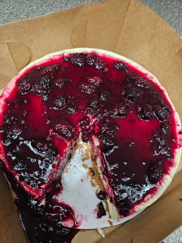 Customer photo review of Lovely (Every other Month) Cheesecake Club Pickup