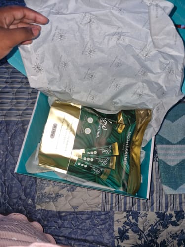 Customer photo review of Glow From Within Collagen Single Servings