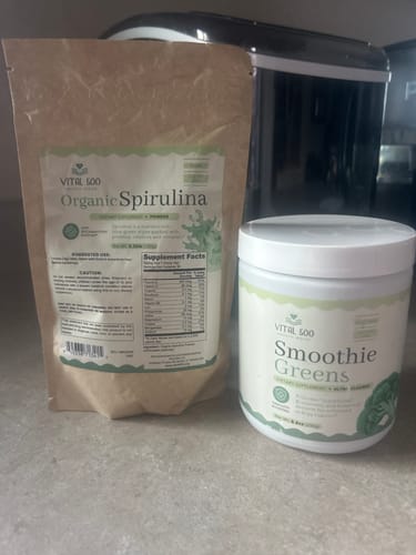 Customer photo review of Organic Spirulina Powder