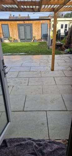 Customer photo review of Castle - Grey Porcelain Paving Tiles - 900 x 600 x 20mm