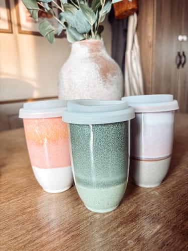 Customer photo review of Afterglow Cup (Includes Lid & Band)