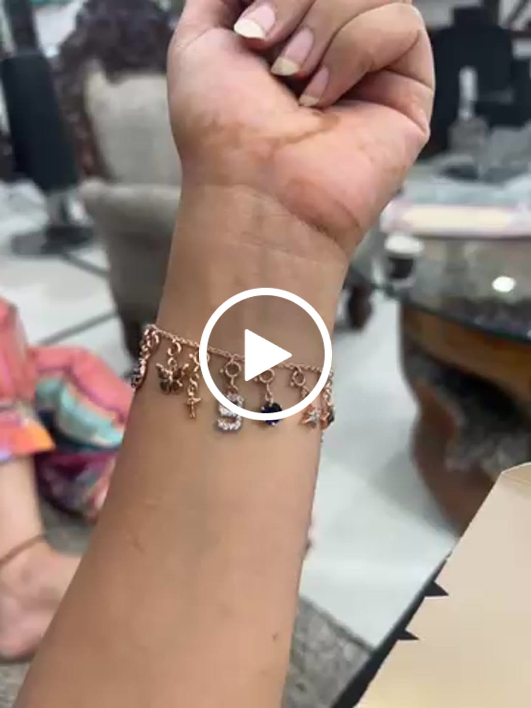 Customer video review of Charms Bracelet