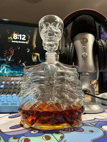 Customer photo review of Just Love Skulls Skellington Decanter