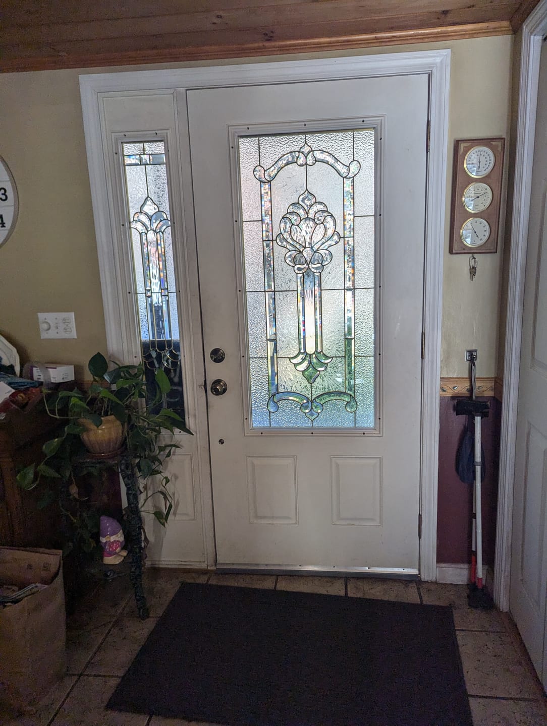 Customer photo review of Clear 4 Lite Glass and Frame Kit (3/4 Lite 24" x 50" Frame Size)