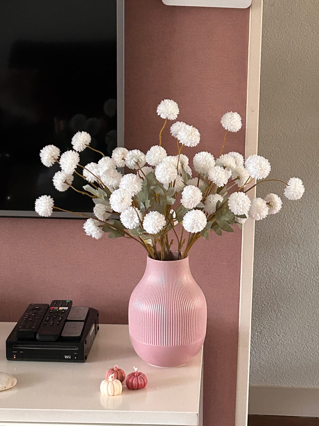 Customer photo review of Zijden Kiku Bloemen - Wit