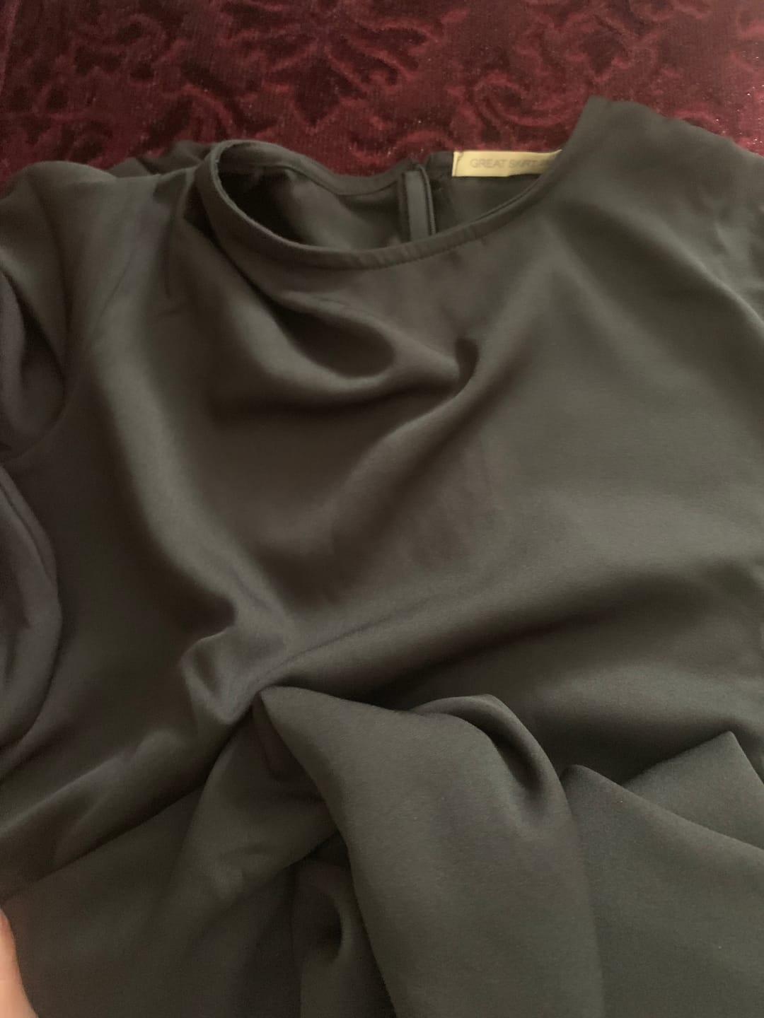 Customer photo review of Long Sleeves Basic Dress