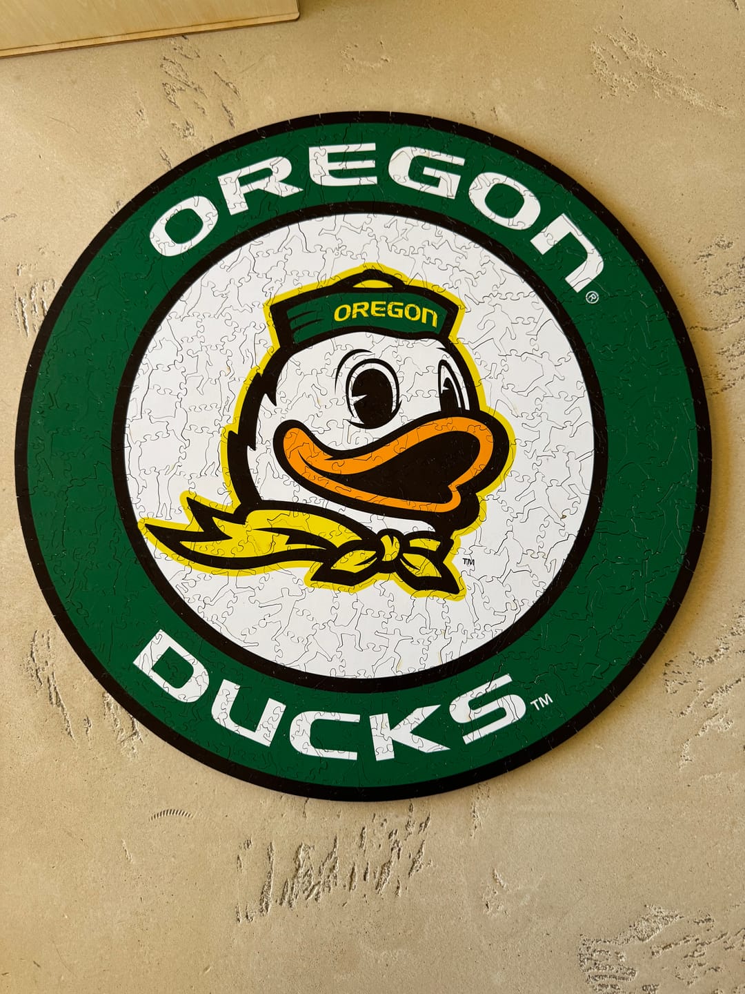Customer photo review of University of Oregon - Wooden Puzzle
