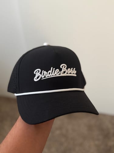 Customer photo review of BirdieBoss Hat Black