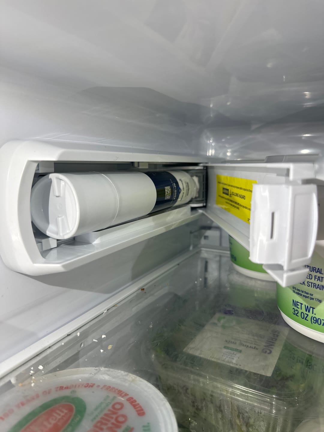 Customer photo review of Glacier Fresh Compatible with GE Refrigerator Water Filter RPWFE, RPWF  (with CHIP)
