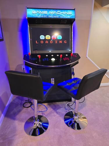 Customer photo review of 4 Player Standup with 2 shooting guns Arcade Machine 4600 Retro Multi Cade Games