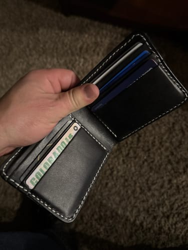 Garrett G. review of InkedHide™ Handcrafted Komainu Tattoo Wallet [NEW] image 1 out of 3