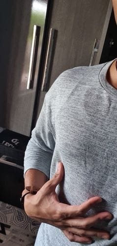 Customer photo review of Men's Tummy Control Total Body Shaping Tank Top | Buy 1 Get 1 FREE