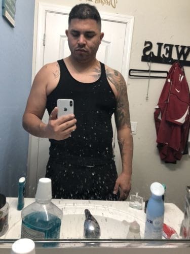 Customer photo review of Men's Tummy Control Total Body Shaping Tank Top | Buy 1 Get 1 FREE