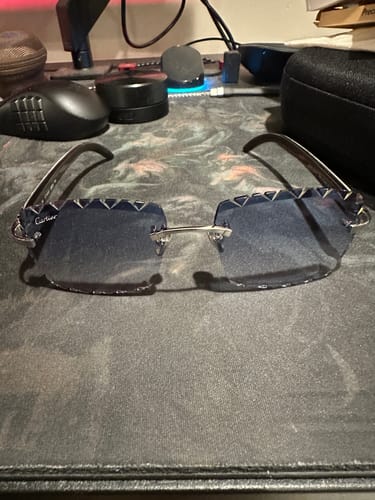 Customer photo review of Cartier - C Décor - CT0031RS [Buffalo Horn] (002)