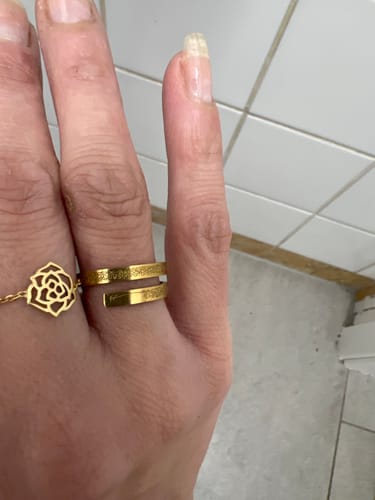 Customer photo review of Ayatul Kursi Spiral Ring