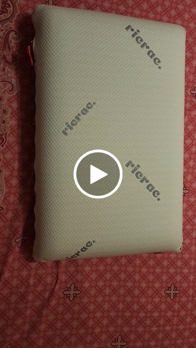 Customer video review of Cooling Memory Foam Gel Pillow- Medium