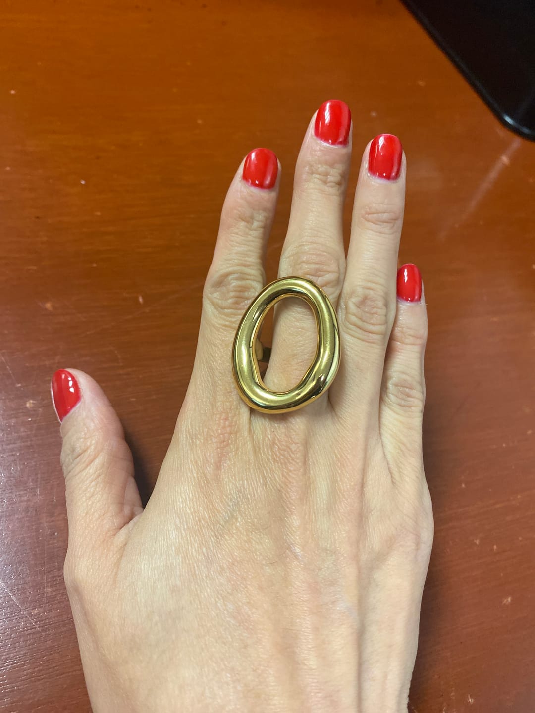 Customer photo review of Anillo Rust