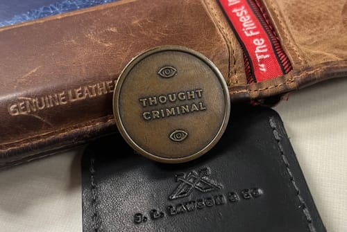 Customer photo review of Thought Criminal
