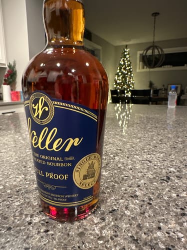 Customer photo review of W.L. Weller Full Proof Bourbon Whiskey - Single Barrel Select K.W.S. Edition (750ml)