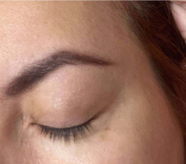 Customer photo review of PUREGLAM Brow-Fection