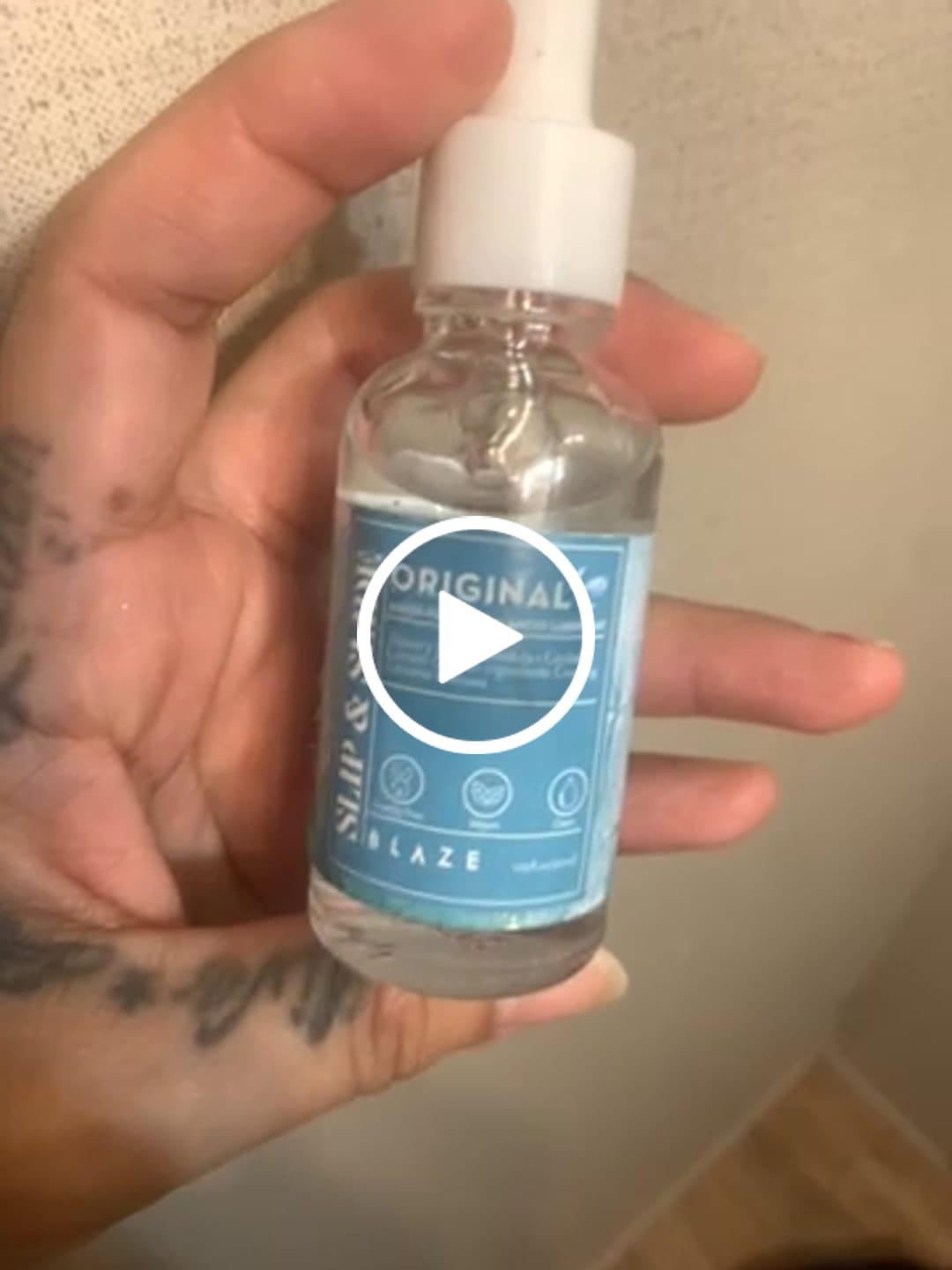 Customer video review of Slip & Slide