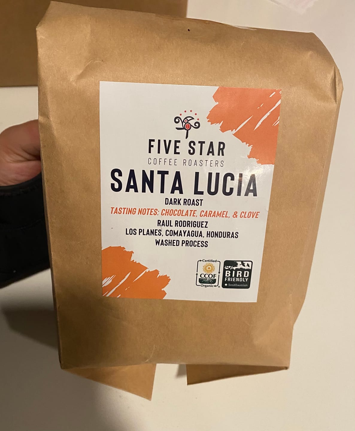 Customer photo review of Organic Santa Lucia | Honduras