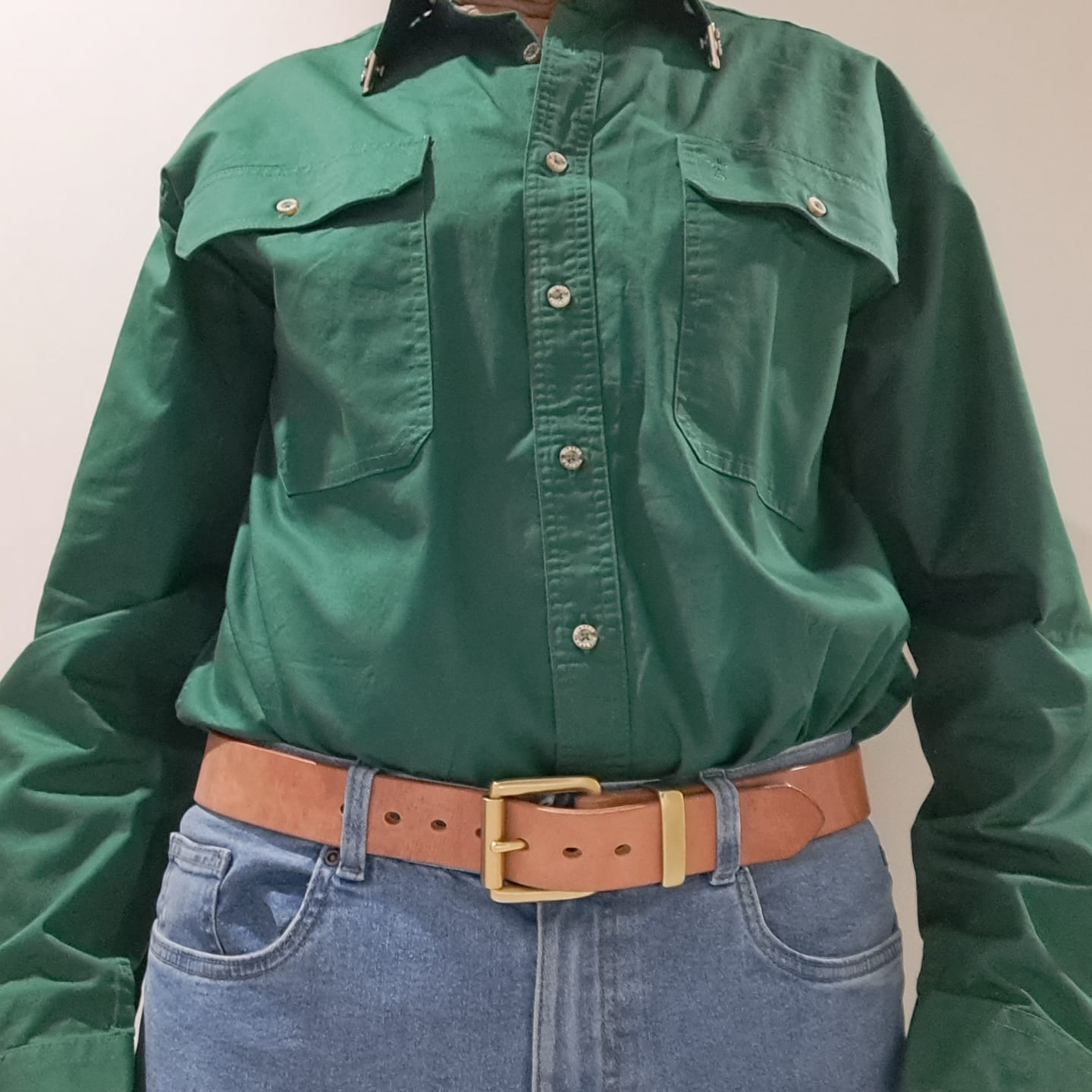 Customer photo review of The Patina King Belt