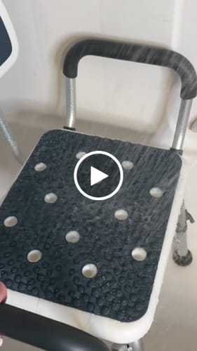 Customer video review of Shower Chair (450lb)