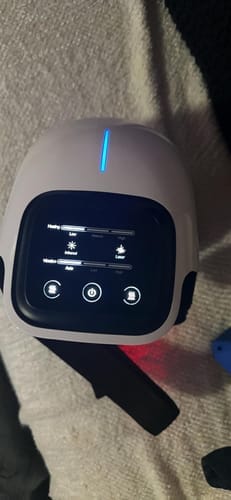 Customer photo review of Infrared Heated Knee Massager PRO