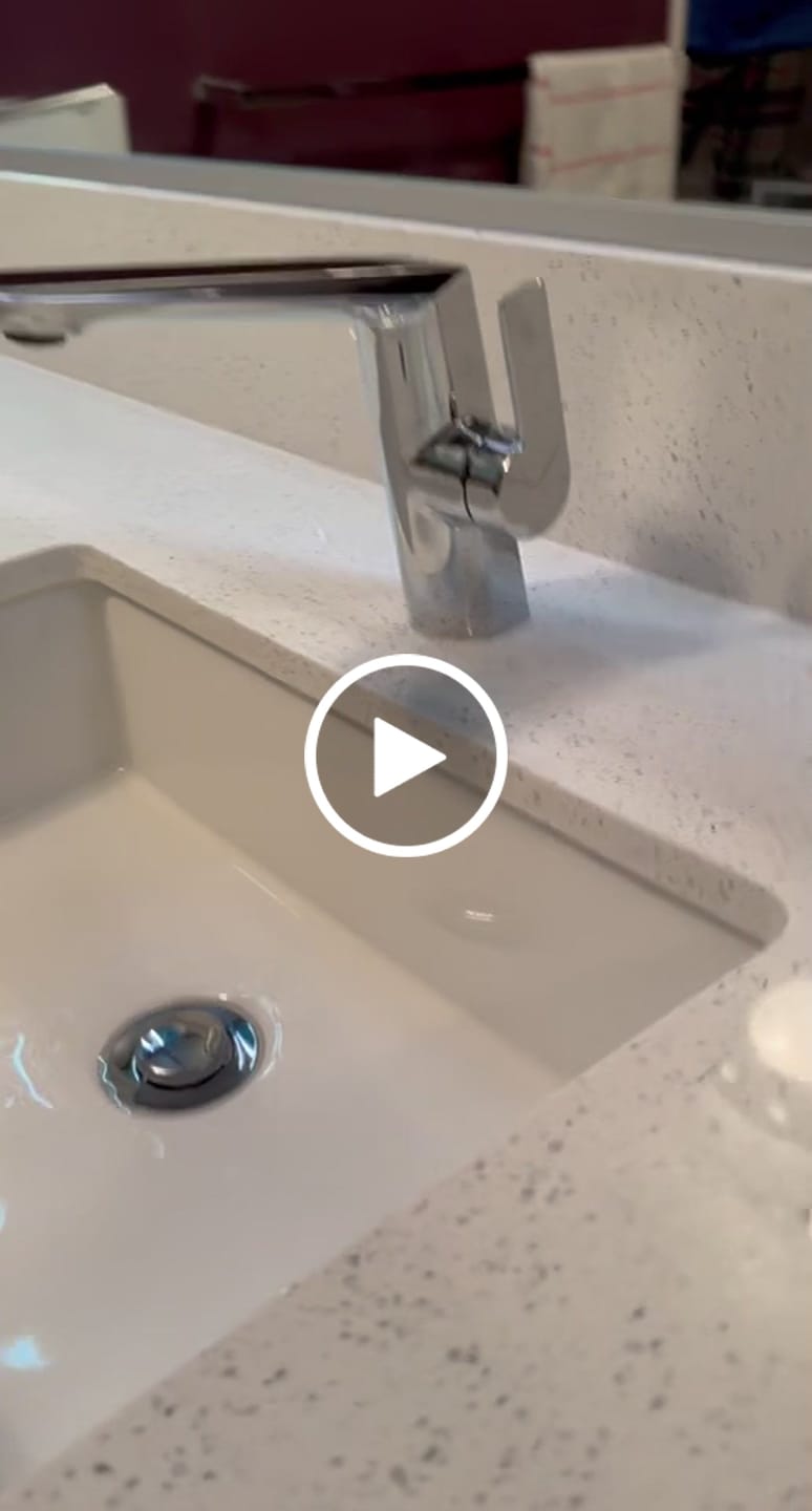 Customer video review of Kissinger modern basin bathroom sink faucet single handle single hole