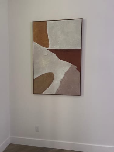 Customer photo review of Clay - Wabi Sabi Wall Art Abstract Art