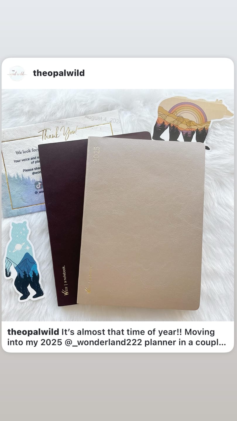 Customer photo review of PRE-ORDER | B6 Notebook | 2025 Edition | 368