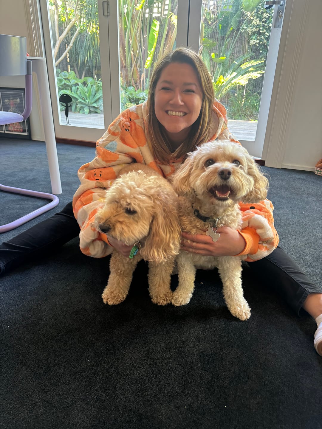 Customer photo review of Fluff Hugs - Adults