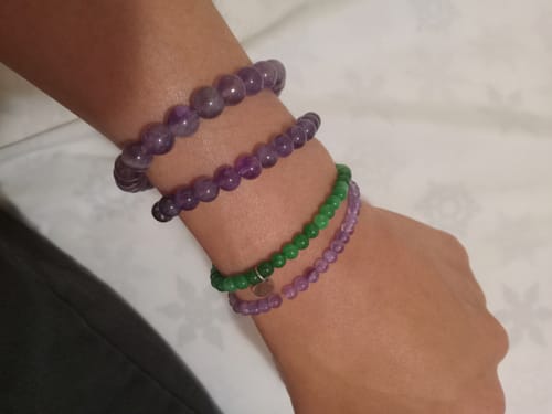 Customer photo review of Green Jade Bracelet Mini
