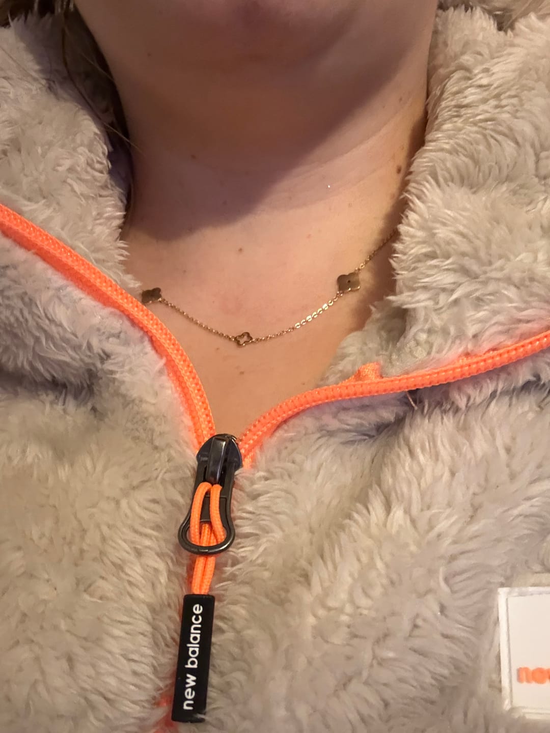 Customer photo review of Multi Clover Necklace