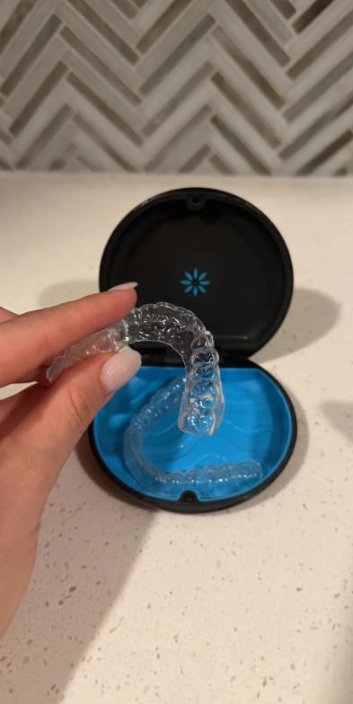 Customer photo review of Daily Retainer & Aligner Cleaner Tablets grape scented