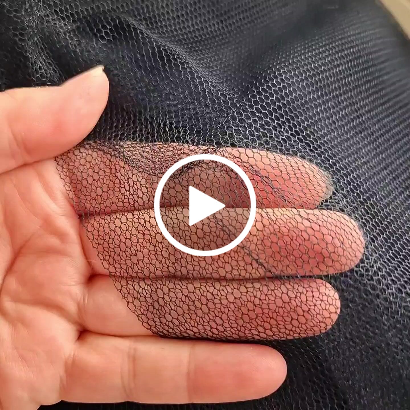 Customer video review of Plain Dress Net Fabric