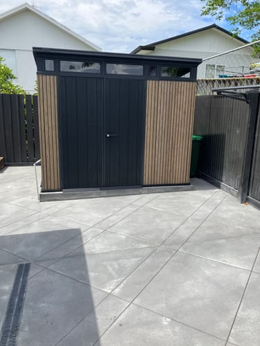Customer photo review of Venetian Shed 9x7 Brown 2.79m x 2.16m - Signature Collection