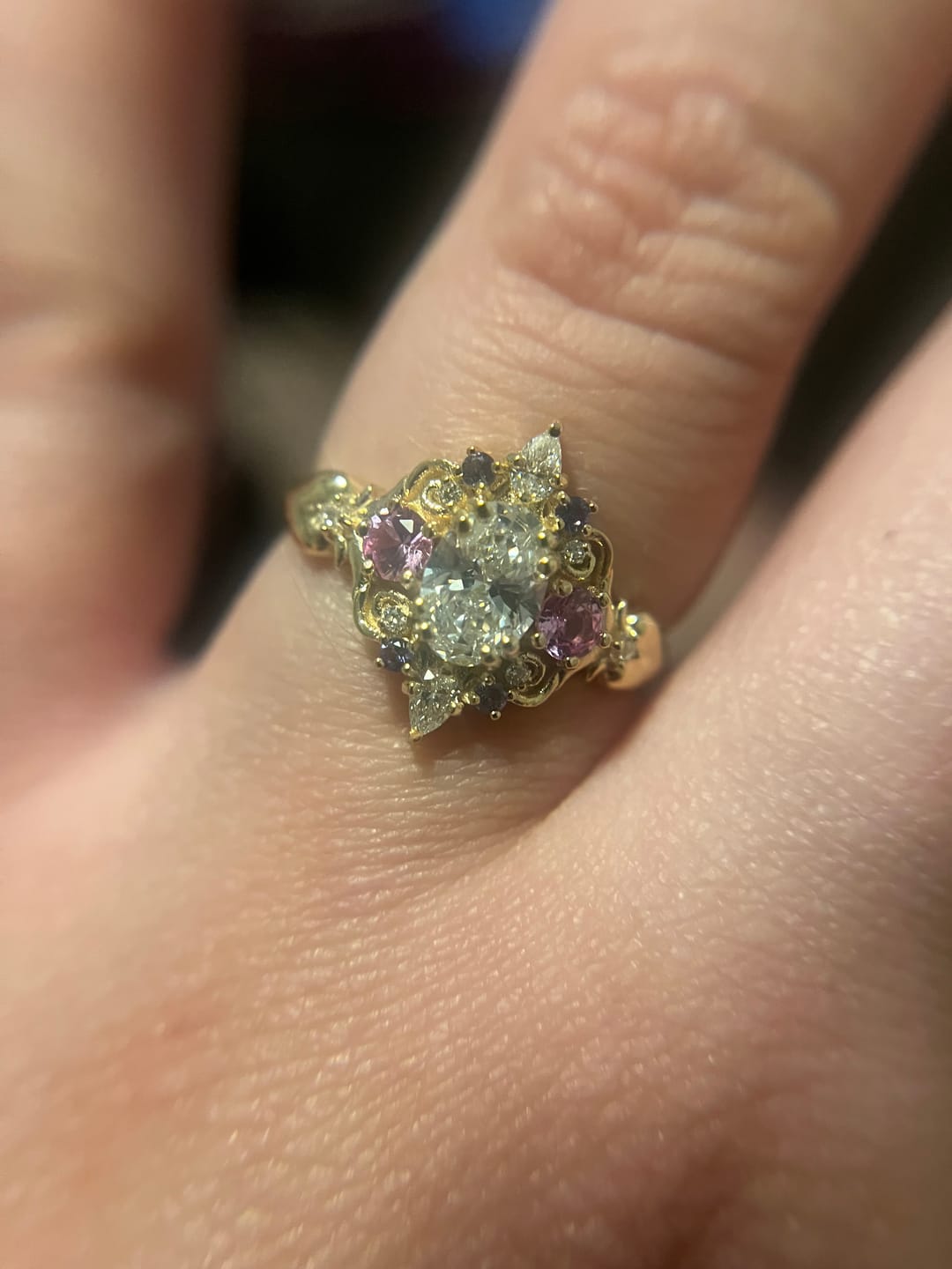 Customer photo review of Edition II of Fire Child: Puffy Heart Ring