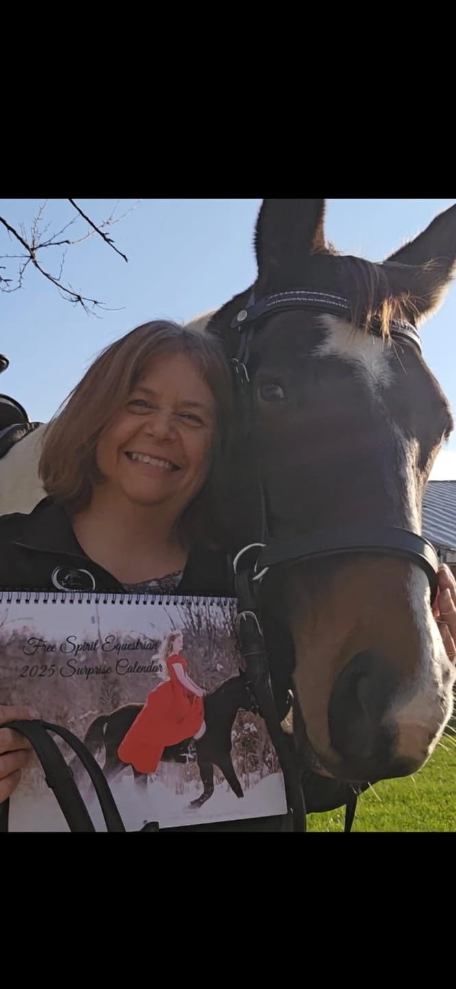 Customer photo review of Free Spirit Equestrian 2025 Calendar