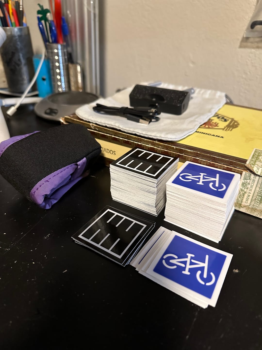 Customer photo review of Square Stickers